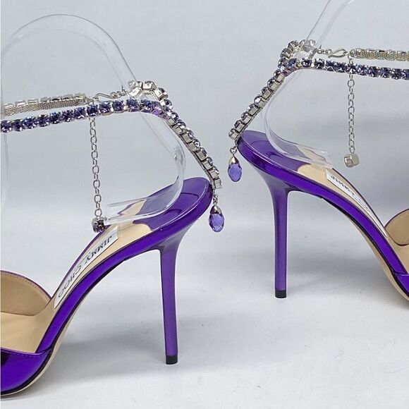 Jimmy Choo Saeda 100 patent leather pumps size 37.5 - Picture 9 of 14